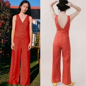 Paloma Wool Alana Jumpsuit Light Caoba Terracotta